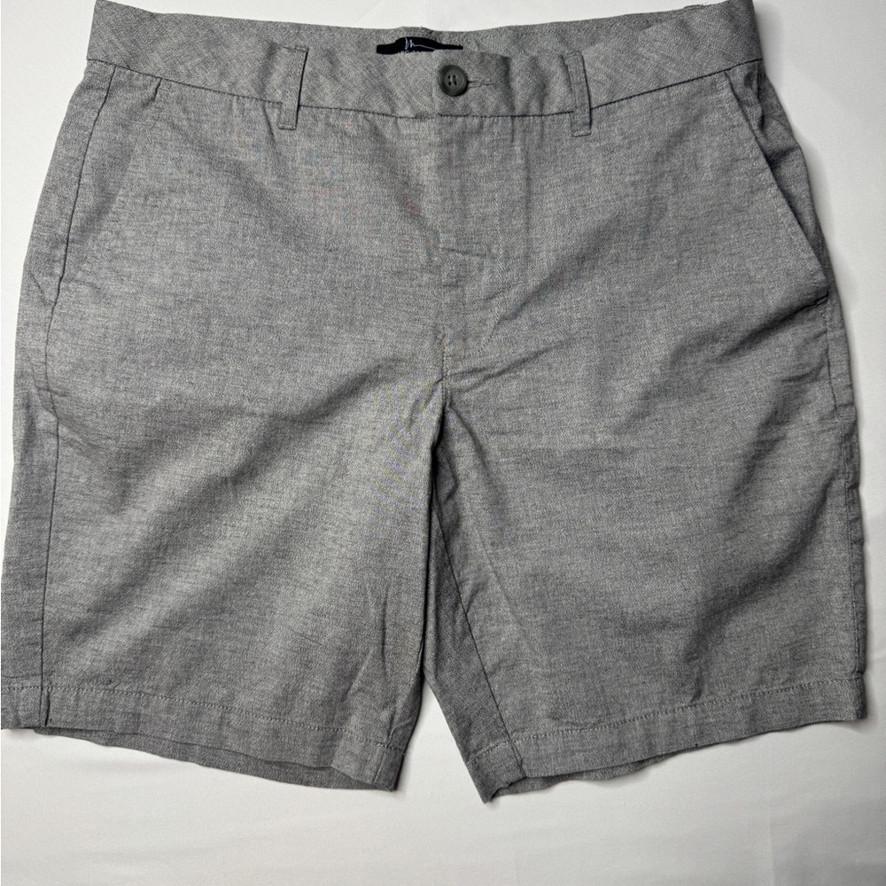 Marc Anthony Luxury Men's Gray Chino Shorts Size 34 100% Cotton